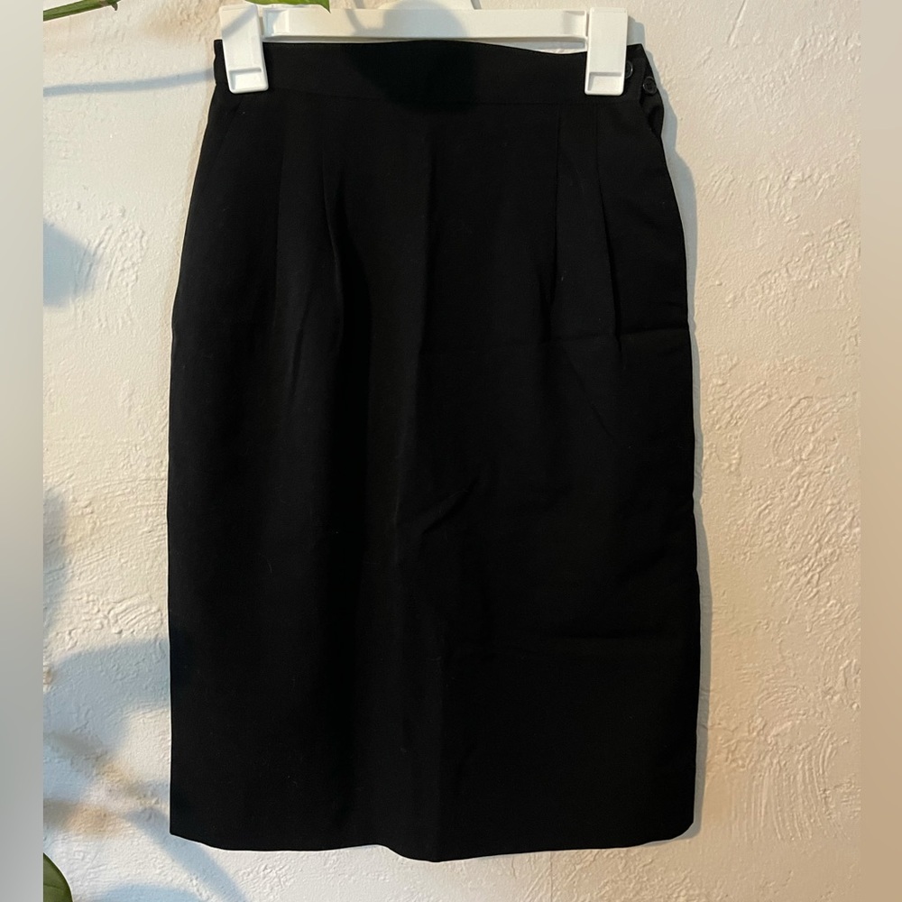 Christian Dior Vintage Pure Wool Skirt